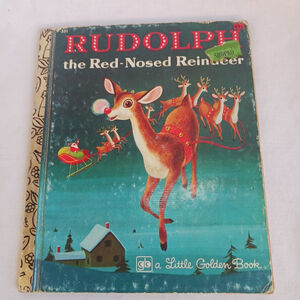A Little Golden Book: Rudolph the Red Nosed Reindeer 1976